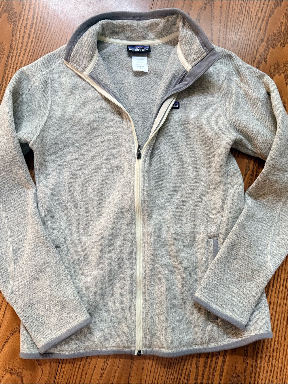 Patagonia Heather Gray Full-Zip Women's Fleece Jacket